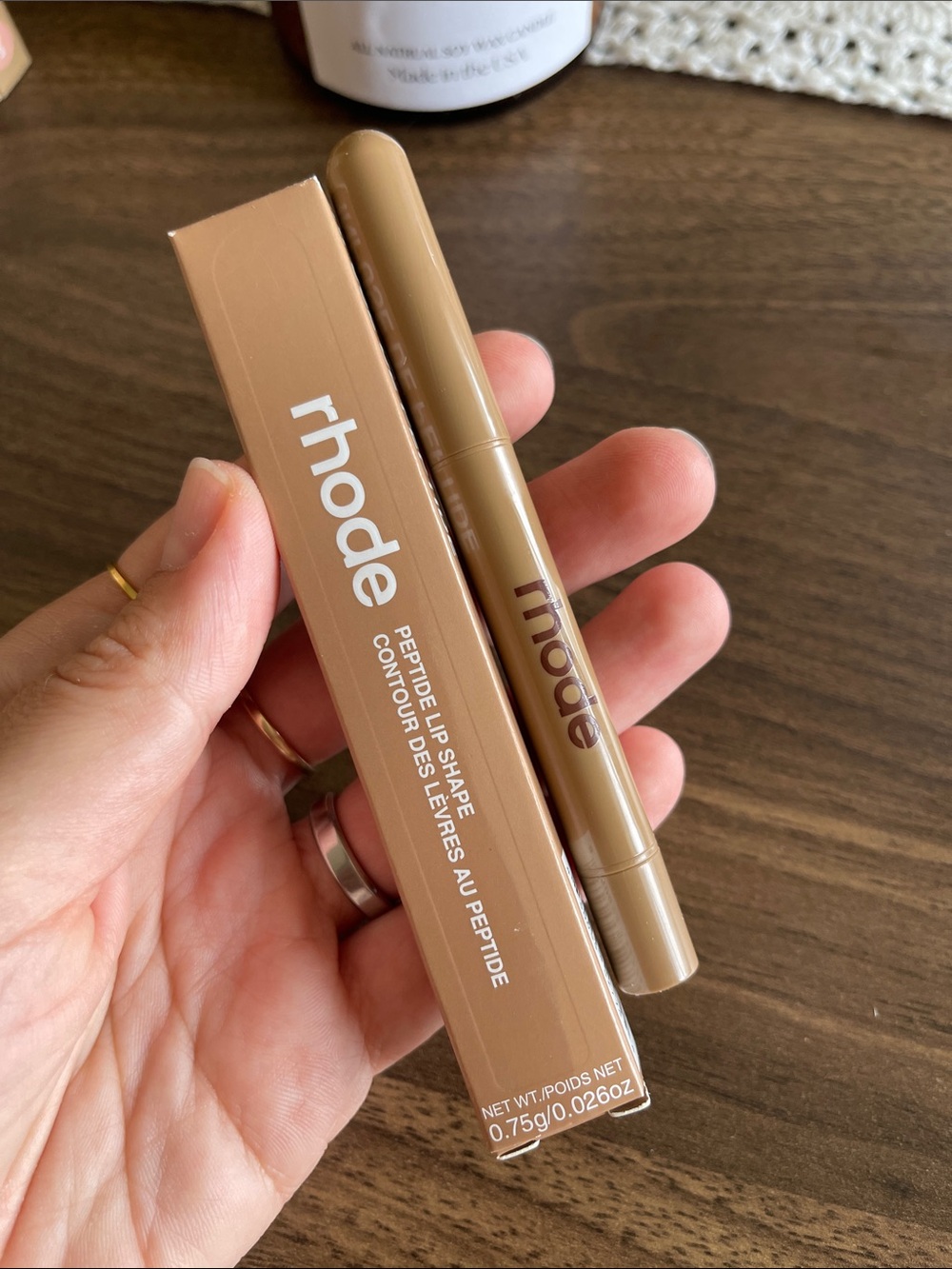 RHODE Peptide Lip Shape Lip Liner — Taupe